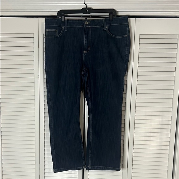 Merona Women's Flare & Wide Leg Jeans - Dark Blue - Picture 1 of 7